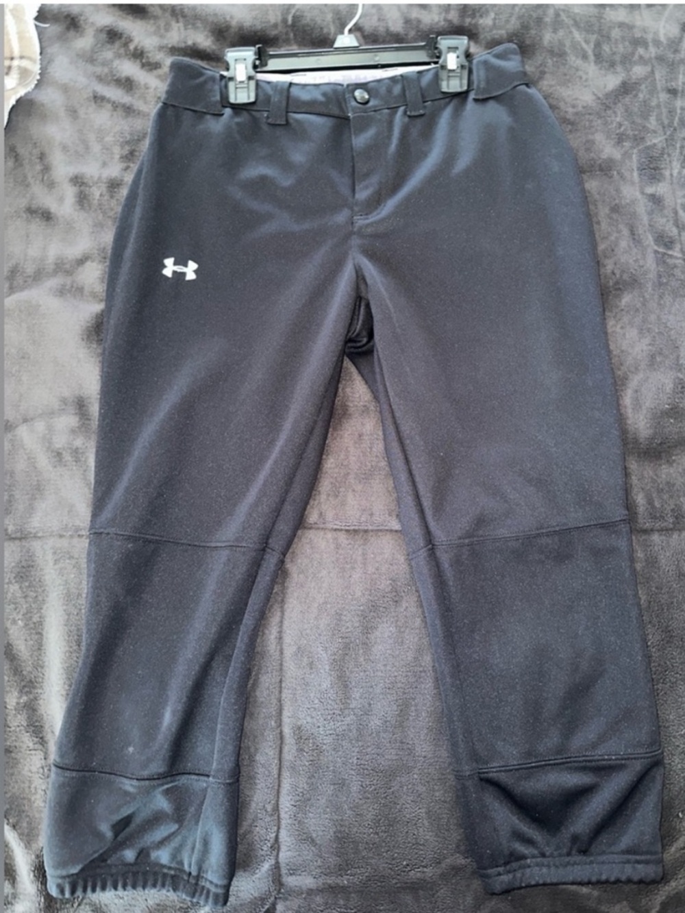 Under Armour Softball Pants Baseball  Athletic Belt Loop Elastic Waist Knee Copy